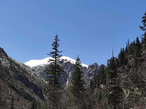 四川阿坝雪山