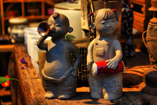 中国娃娃陶器