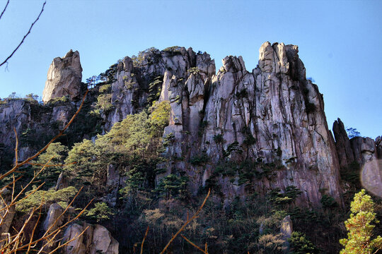 黄山山峦美景