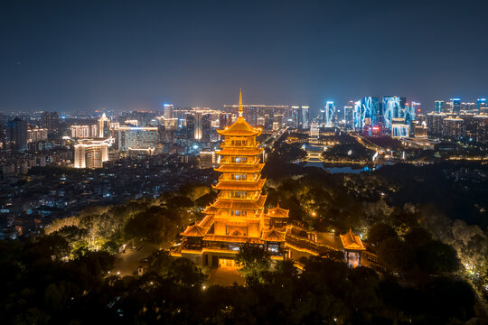 佛山魁星阁夜景