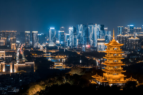 佛山千灯湖夜景