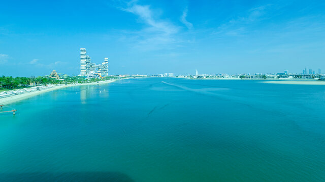 迪拜世界最大人工岛棕榈岛