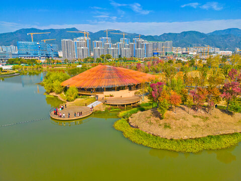 丽水两湖公园处州书院