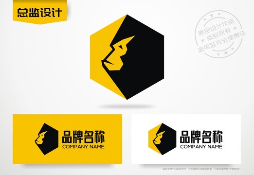 金刚logo猩猩标志