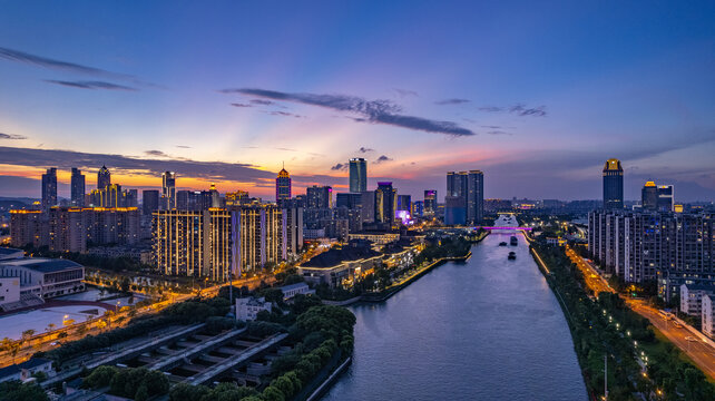 苏州高新区夜景