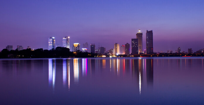 南京玄武湖夜景