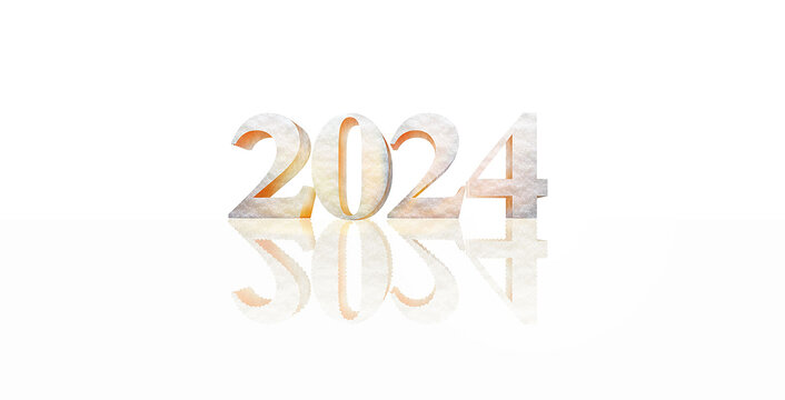 2024新年字体冰雪字