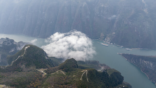 奉节三峡之巅小三峡神女峰