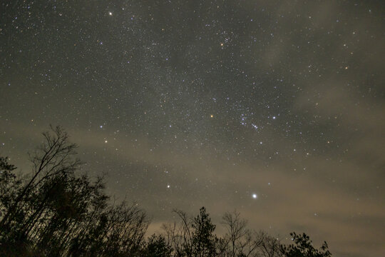 延时星空