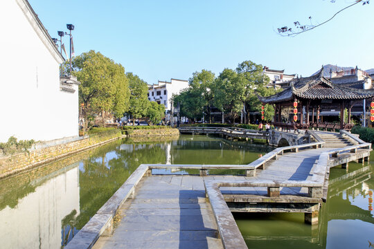 婺源江湾景区荷韵轩