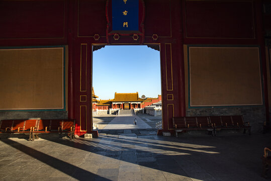 北京故宫右门