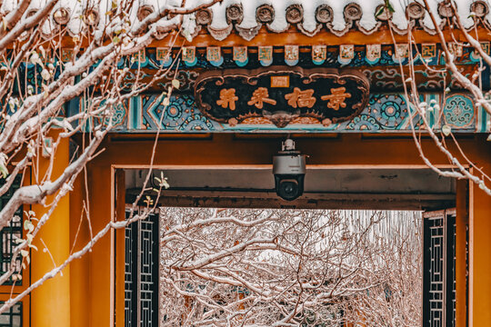 颐和园雪景