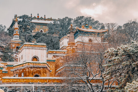 颐和园雪景