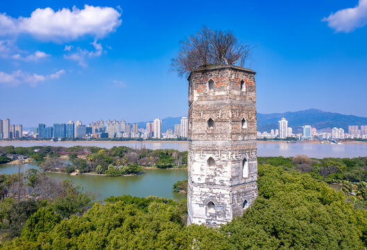 温州市江心屿江心双塔