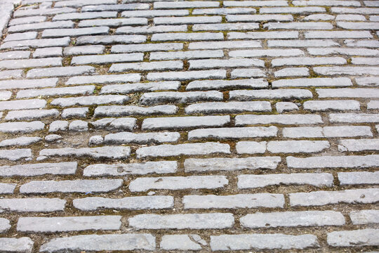古代灰砖道路纹理