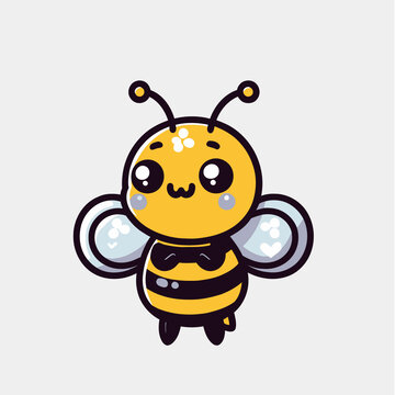 可爱小蜜蜂创意卡通形象