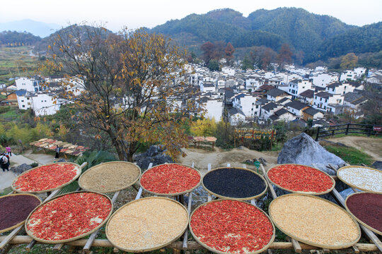 秋天的婺源石城