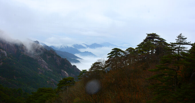 水墨黄山