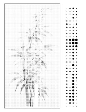 竹子点状图