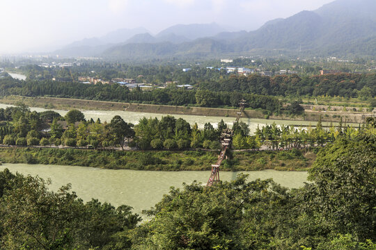 都江堰全景