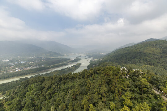 都江堰全景