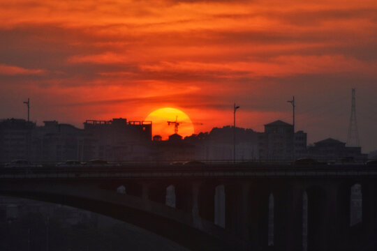 惠州夕阳