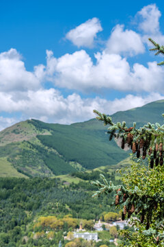 中国山西忻州五台山自然风光