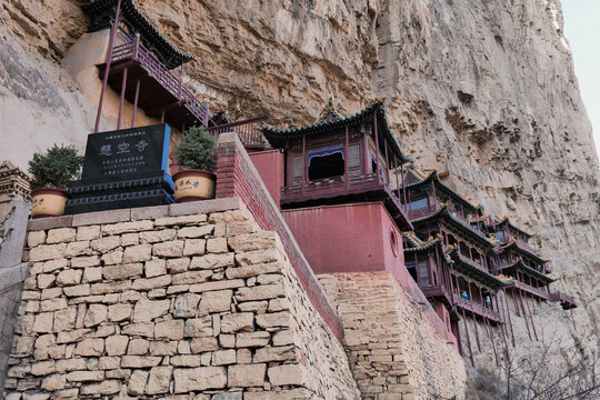 山西大同恒山悬空寺