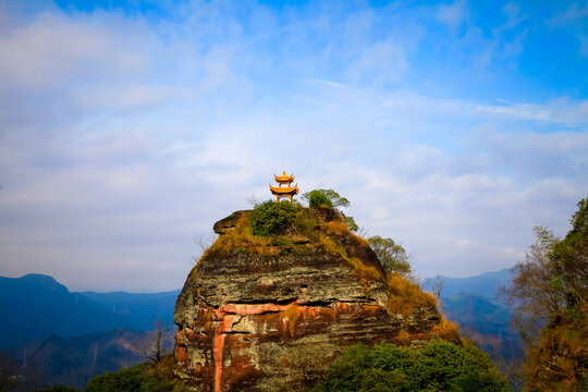 休宁齐云山香炉峰