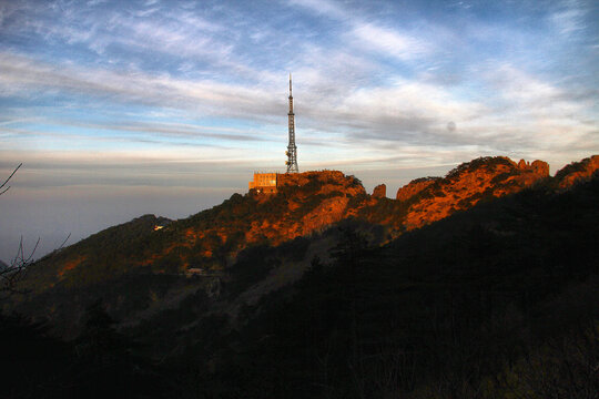 黄山夕阳