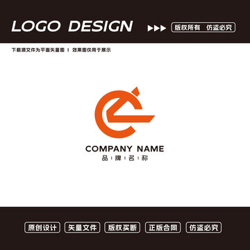 CL字母logo标志