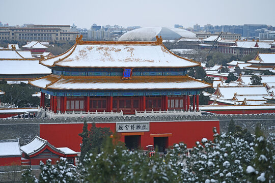 故宫博物院雪景