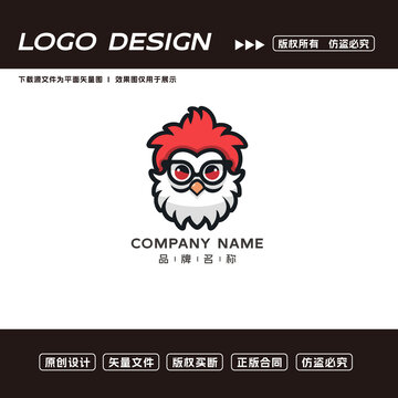 鸟logo卡通logo