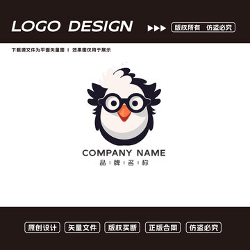 鸟logo标志