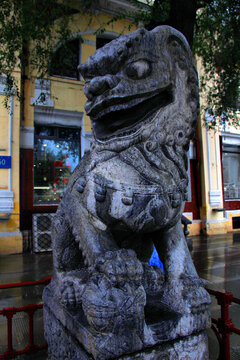 黑龙江省博物馆石狮