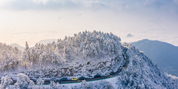 金华北山雪景