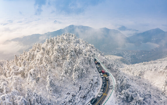 金华北山雪景