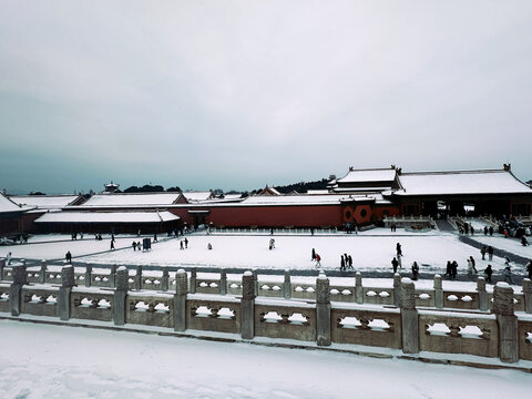 冬天北京故宫