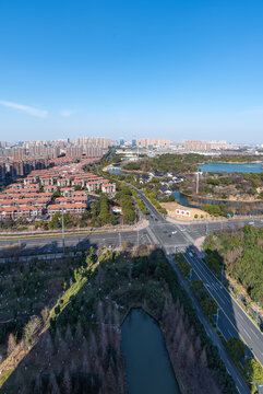 江苏张家港城市天际线