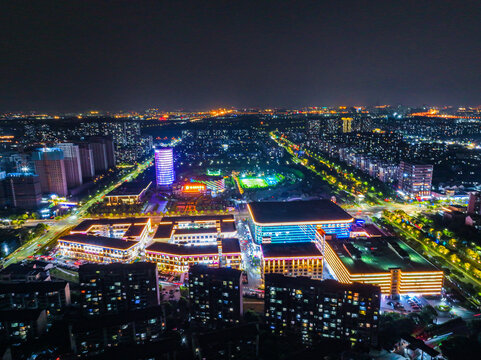 昆山张浦夜景