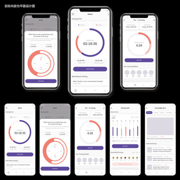 间歇性禁食应用程序xd套件