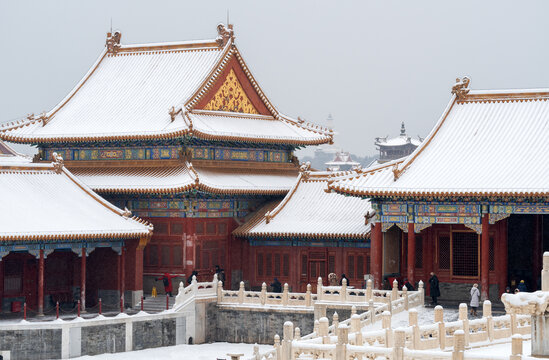 故宫雪景