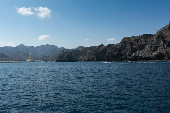 马斯喀特阿曼海湾自然景观