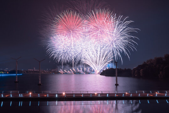 张家港暨阳湖中秋烟花秀