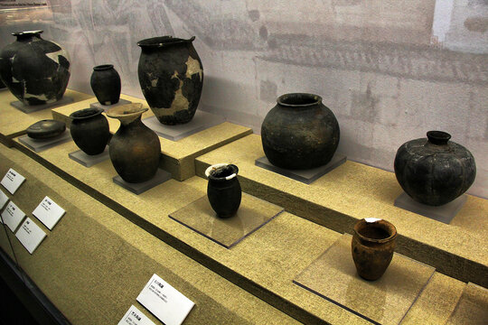 黑龙江博物馆黑陶罐