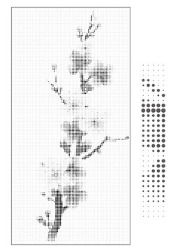 梅花雕刻图案