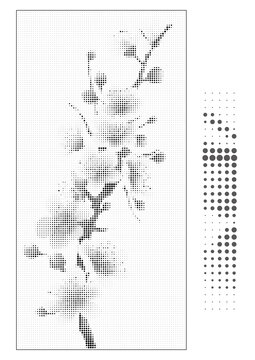 梅花雕刻图案