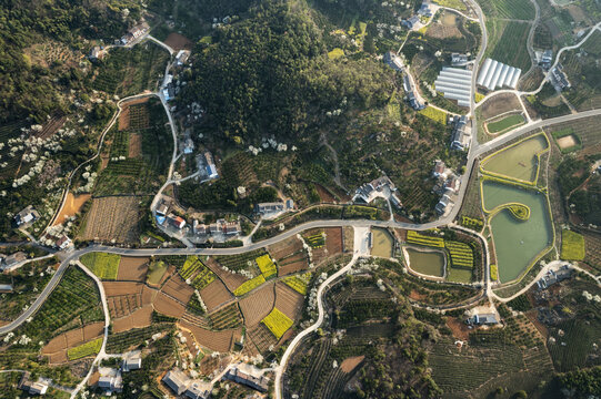 宜都市架锅山村风光