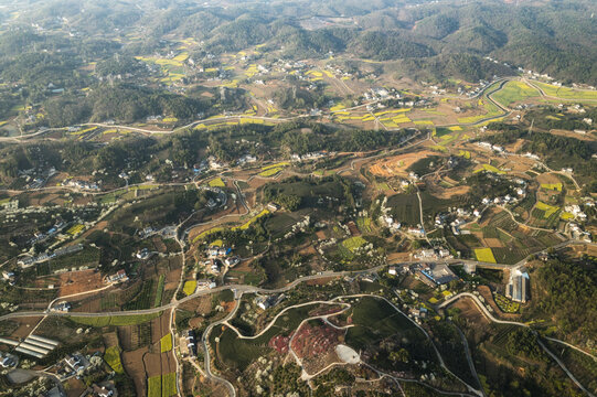 宜都市架锅山村风光