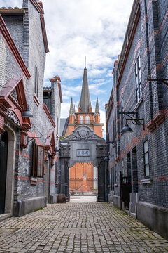 老上海建筑街景